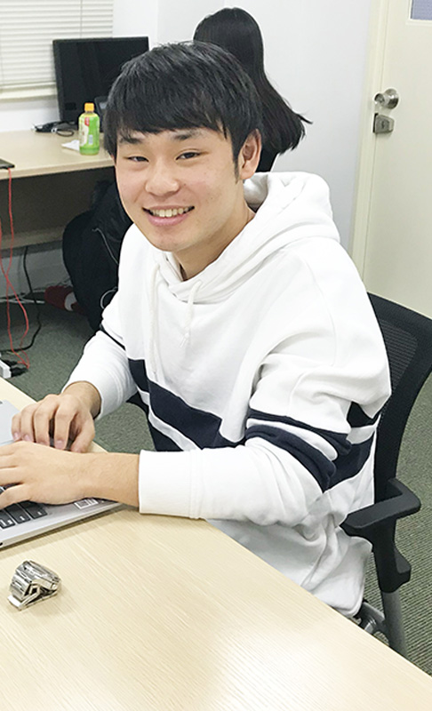 幅広い業務に携わることができ、刺激的で楽しい。インターン生インタビュー